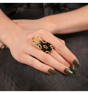 Bague Ajustable Awa, Marque Taratata Bijoux|Bijoux Totem. 4 Bague Ajustable Awa, Marque Taratata Bijoux|Bijoux Totem. – Image 2