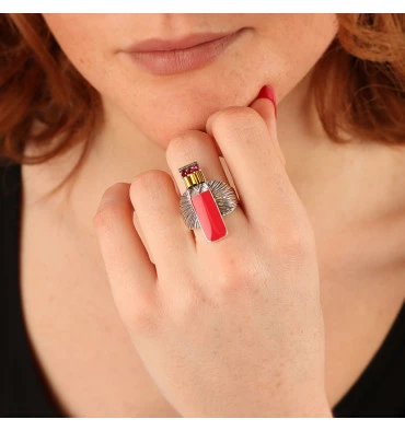 Bague Ajustable Blush, Marque Taratata Bijoux | Bijoux Totem. 4 Bague Ajustable Blush, Marque Taratata Bijoux | Bijoux Totem. – Image 2