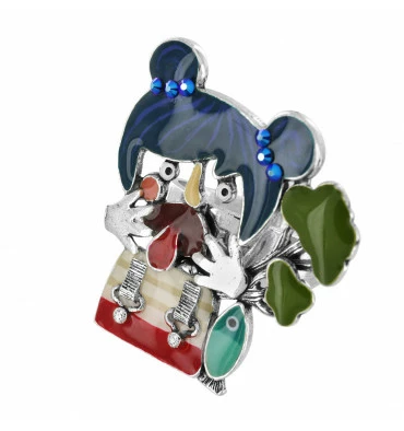 Bague Blue Ajustable Caca Boudin, Marque Taratata Bijoux|Bijoux Totem. 3 Bague Blue Ajustable Caca Boudin, Marque Taratata Bijoux|Bijoux Totem.