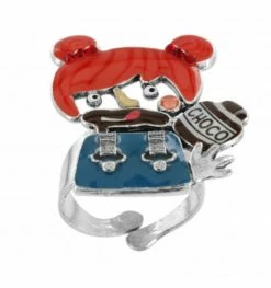 Bague Ajustable Caca Boudin, Marque Taratata Bijoux|Bijoux Totem. -Montres bracelet Soldes taratata bijoux bague caca boudin 8