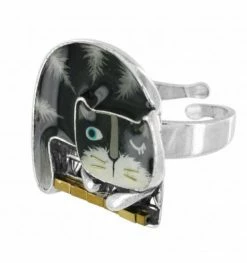 Bague Ajustable-Ligne Flemme, Marque Taratata Bijoux | Bijoux Totem.