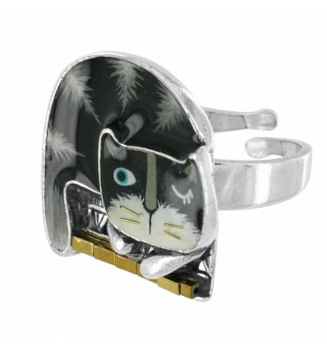 Bague Ajustable-Ligne Flemme, Marque Taratata Bijoux | Bijoux Totem. 3 Bague Ajustable-Ligne Flemme, Marque Taratata Bijoux | Bijoux Totem.