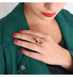 Bague Ajustable Taraboum Galerie, Marque Taratata Bijoux | Bijoux Totem 8 Bague Ajustable Taraboum Galerie, Marque Taratata Bijoux | Bijoux Totem -Montres bracelet Soldes taratata bijoux bague galerie 1