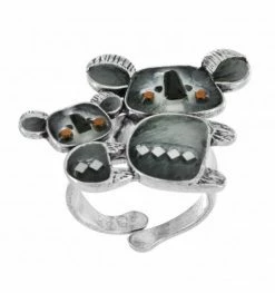 Bague Ajustable Koko Taraboum, Marque Taratata Bijoux | Bijoux Totem. -Montres bracelet Soldes taratata bijoux bague koko taraboum 3