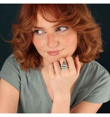 Bague Ajustable Libertad, Marque Taratata Bijoux|Bijoux Totem. 4 Bague Ajustable Libertad, Marque Taratata Bijoux|Bijoux Totem. – Image 2