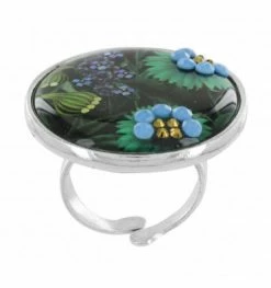 Bague Ronde Ajustable Lila, Marque Taratata Bijoux | Bijoux Totem. -Montres bracelet Soldes taratata bijoux bague lila 3