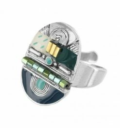 Bague Ajustable Métropolitain, Marque Taratata Bijoux | Bijoux Totem. 9 Bague Ajustable Métropolitain, Marque Taratata Bijoux | Bijoux Totem. -Montres bracelet Soldes taratata bijoux bague metropolitain 2