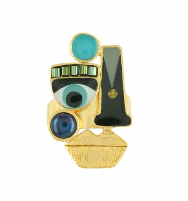 Bague Ajustable Mojo, Marque Taratata Bijoux | Bijoux Totem. 5 Bague Ajustable Mojo, Marque Taratata Bijoux | Bijoux Totem. – Image 3