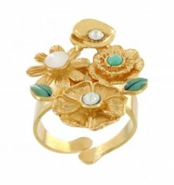 Bague Fleur Ajustable Paradis, Marque Taratata Bijoux |Bijoux Totem. 10 Bague Fleur Ajustable Paradis, Marque Taratata Bijoux |Bijoux Totem. -Montres bracelet Soldes taratata bijoux bague paradis 3