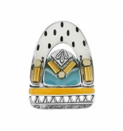 Bague Ajustable Jaune Rêveuse, Marque Taratata Bijoux | Bijoux Totem.