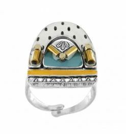 Bague Ajustable Jaune Rêveuse, Marque Taratata Bijoux | Bijoux Totem. -Montres bracelet Soldes taratata bijoux bague reveuse 8