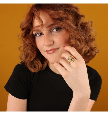 Bague Ajustable Swing, Marque Taratata Bijoux | Bijoux Totem. 4 Bague Ajustable Swing, Marque Taratata Bijoux | Bijoux Totem. – Image 2