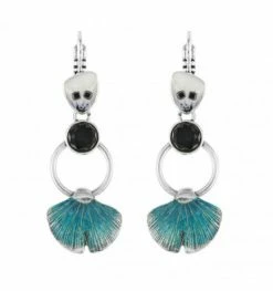 Dormeuses Gingko, Marque Taratata Bijoux | Bijoux Totem