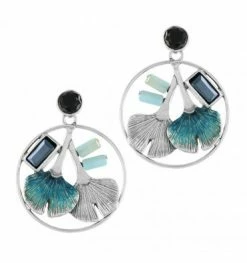 Boucles D'oreilles Gingko, Marque Taratata Bijoux | Bijoux Totem