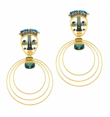Boucles D'oreilles Gitanes Mojo, Marque Taratata Bijoux | Bijoux Totem 3 Boucles D'oreilles Gitanes Mojo, Marque Taratata Bijoux | Bijoux Totem