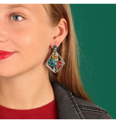 Boucles D'oreilles Pile Ou Face, Marque Taratata Bijoux | Bijoux Totem 4 Boucles D'oreilles Pile Ou Face, Marque Taratata Bijoux | Bijoux Totem – Image 2