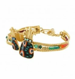 Bracelet 3 Rangs Awa, Marque Taratata | Bijoux Totem. -Montres bracelet Soldes taratata bijoux bracelet awa 2