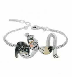 Bracelet Chat-Ligne Flemme, Marque Taratata | Bijoux Totem.