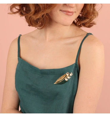 Broche Amourette Taraboum, Marque Taratata | Bijoux Totem 4 Broche Amourette Taraboum, Marque Taratata | Bijoux Totem – Image 2