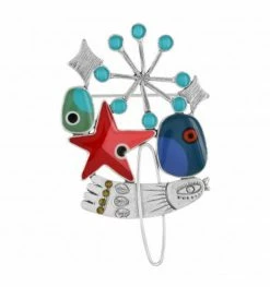 Broche Multicolore Fragment, Marque Taratata | Bijoux Totem