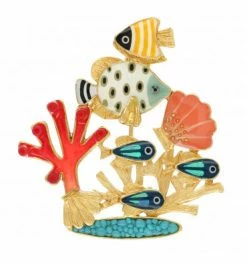 Broche Poisson Pacific, Marque Taratata | Bijoux Totem