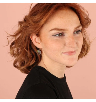 Dormeuses Gros Malin Taraboum, Marque Taratata Bijoux | Bijoux Totem 4 Dormeuses Gros Malin Taraboum, Marque Taratata Bijoux | Bijoux Totem – Image 2