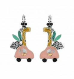 Dormeuses Safari Taraboum, Marque Taratata Bijoux | Bijoux Totem