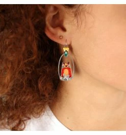 Dormeuses Asymétriques Tricky, Marque Taratata Bijoux | Bijoux Totem -Montres bracelet Soldes taratata bijoux dormeuses tricky 1