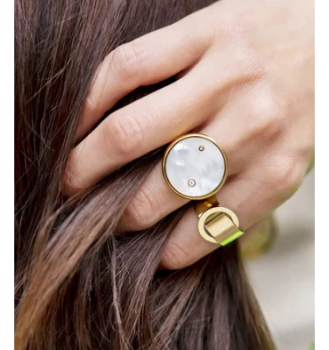 Bague Ajustable Cintura, Marque Zag Bijoux | Bijoux Totem 4 Bague Ajustable Cintura, Marque Zag Bijoux | Bijoux Totem – Image 2