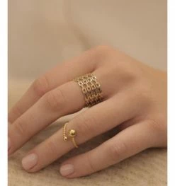 Bague Ajustable Link, Marque Zag Bijoux | Bijoux Totem 5 Bague Ajustable Link, Marque Zag Bijoux | Bijoux Totem -Montres bracelet Soldes zag bijoux bague link 2