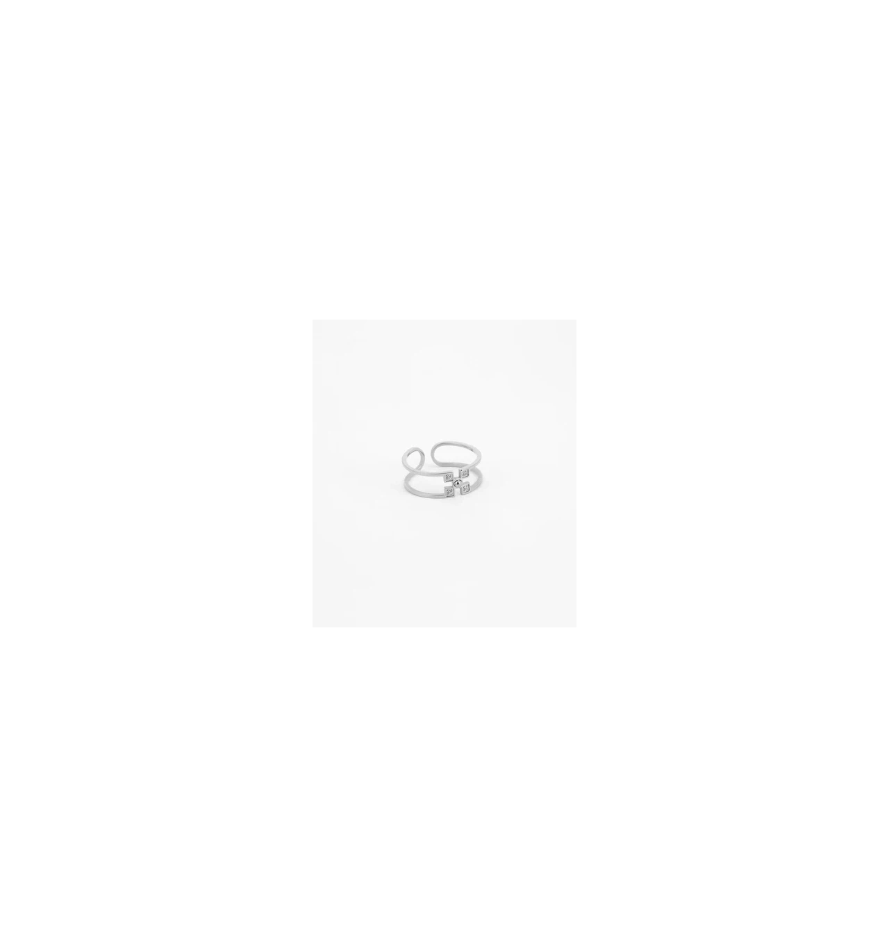 Bague Ajustable Mathilda, Marque Zag Bijoux | Bijoux Totem 3 Bague Ajustable Mathilda, Marque Zag Bijoux | Bijoux Totem