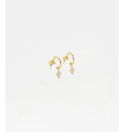 Boucles D'oreilles Créoles Claudia, Marque Zag Bijoux | Bijoux Totem