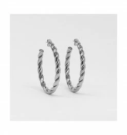 Boucles D'oreilles Créoles Rebecca, Marque Zag Bijoux | Bijoux Totem