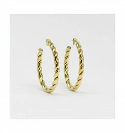 Boucles D'oreilles Créoles Rebecca, Marque Zag Bijoux | Bijoux Totem