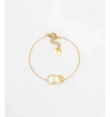 Bracelet Cérès En Acier Doré, Marque Zag Bijoux | Bijoux Totem 3 Bracelet Cérès En Acier Doré, Marque Zag Bijoux | Bijoux Totem