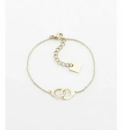 Bracelet Cuff En Acier Doré, Marque Zag Bijoux | Bijoux Totem