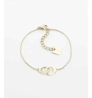 Bracelet Cuff En Acier Doré, Marque Zag Bijoux | Bijoux Totem 3 Bracelet Cuff En Acier Doré, Marque Zag Bijoux | Bijoux Totem