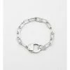 Bracelet En Acier Argenté Hook, Marque Zag Bijoux | Bijoux Totem -Montres bracelet Soldes zag bijoux bracelet hook 4