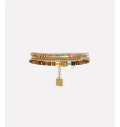 Bracelet Savana En Acier Doré, Marque Zag Bijoux | Bijoux Totem