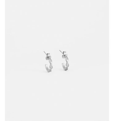 Boucles D'oreilles Créoles Fifi, Marque Zag Bijoux | Bijoux Totem 3 Boucles D'oreilles Créoles Fifi, Marque Zag Bijoux | Bijoux Totem