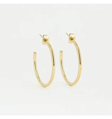 Boucles D'oreilles Créoles Olivia, Marque Zag Bijoux | Bijoux Totem 3 Boucles D'oreilles Créoles Olivia, Marque Zag Bijoux | Bijoux Totem